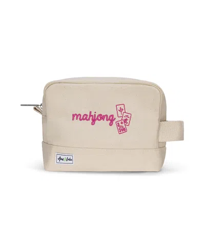 Ame & Lulu Mahjong Tile Bag In Neutral