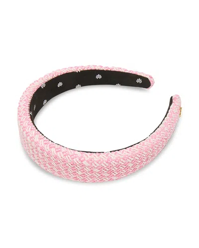 Lele Sadoughi Alice Tweed Headband In Pink