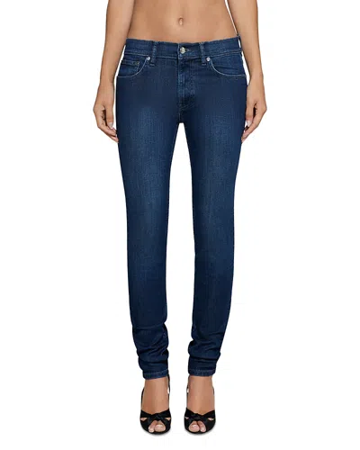 Eb Denim Moss Mid Rise Skinny Jeans In Nightfall In Blue