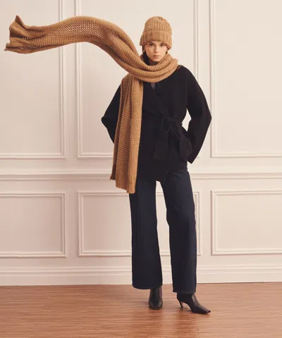 Naadam Lofty Alpaca Scarf In Brown