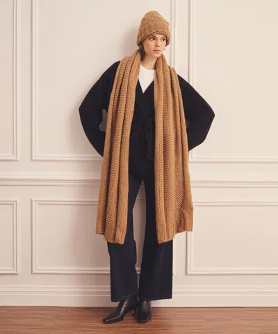 Naadam Lofty Alpaca Scarf In Brown