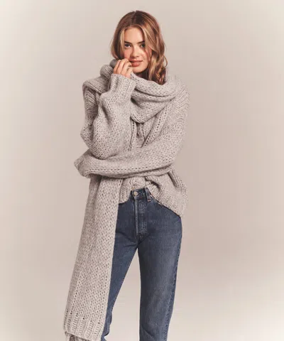 Naadam Lofty Alpaca Scarf In Gray