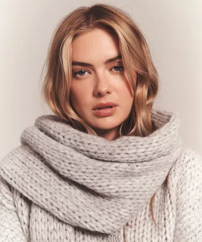 Naadam Lofty Alpaca Scarf In Gray