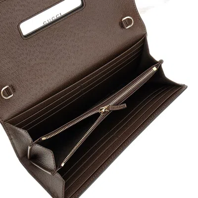 Gucci 'ophidia' Wallet On Chain In Brown
