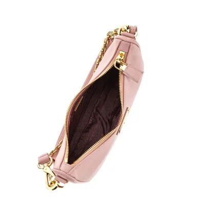 Prada Saffiano Leather ' Re-edition' Mini Bag In Pink