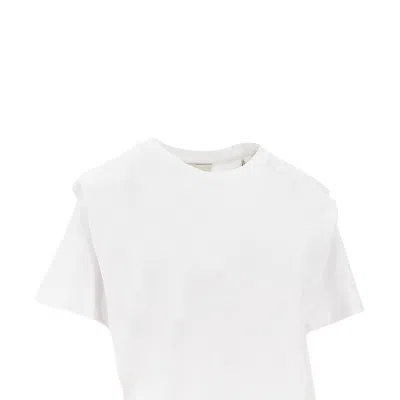 Isabel Marant Layered-detail Cotton T-shirt In White