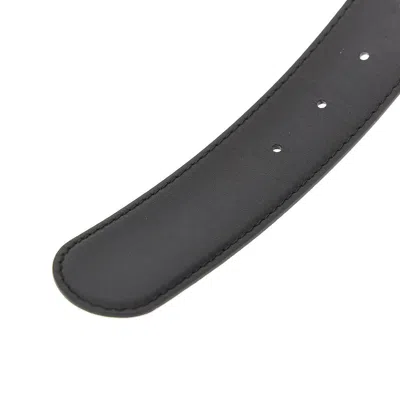 Gucci Reversible Belt With Interlocking Gg Buckle In Black