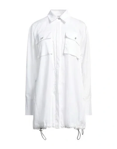 Jijil Woman Shirt White Size 6 Cotton, Polyamide, Elastane In White