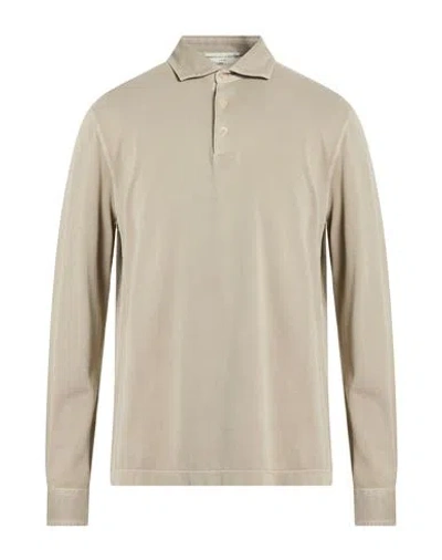 Filippo De Laurentiis Man Polo Shirt Light Brown Size 44 Cotton In Neutral