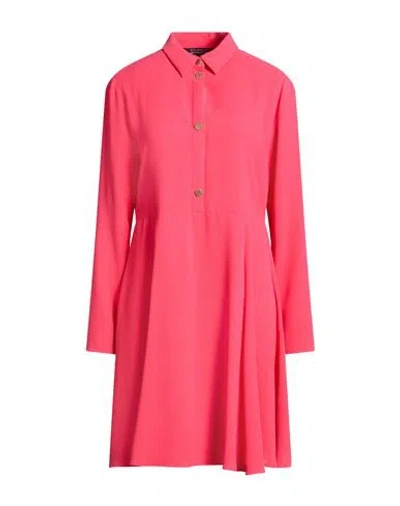 Armani Exchange Woman Mini Dress Coral Size 4 Polyester In Red