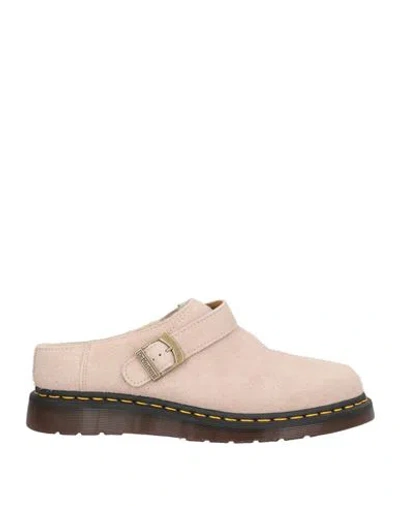 Dr. Martens Man Mules & Clogs Beige Size 11 Leather In Neutral