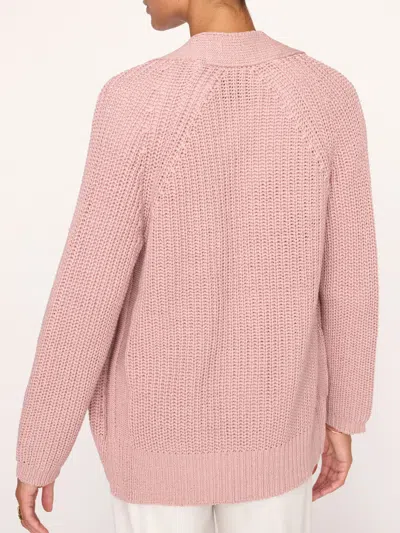 Brochu Walker The Jen Cardigan In Pink