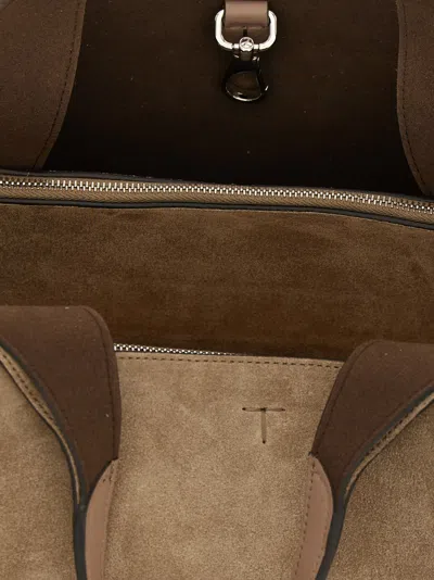 Tod's T-timeless Mini Tote Bag In Brown