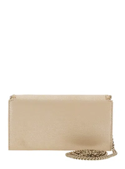 Stella Mccartney Falabella Continental Wallet In Brown