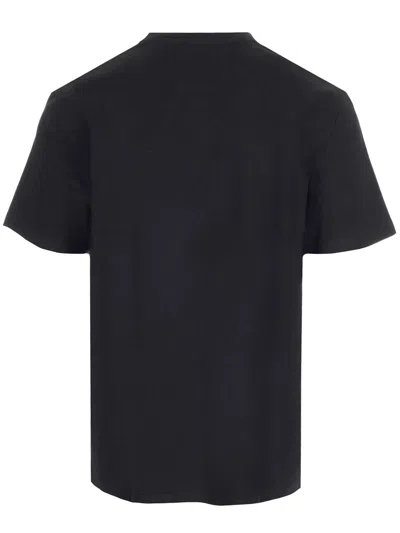 Golden Goose Star Black Crew-neck T-shirt In Black