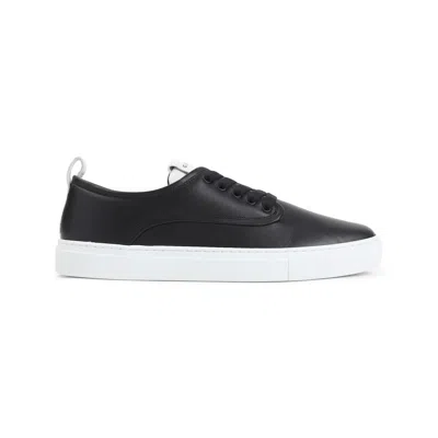 Givenchy New City Leather Low Sneakers Shoes In Black