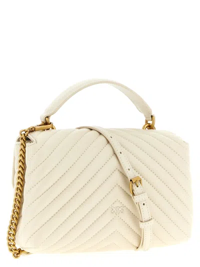 Pinko Mini Lady Love Puff Handbag In Neutral