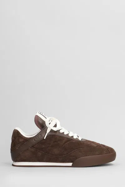 Chloé Kick Sneakers In Brown