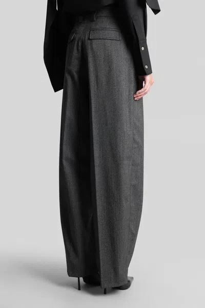 The Latest Cara 3116 Pants In Grey Polyester In Gray