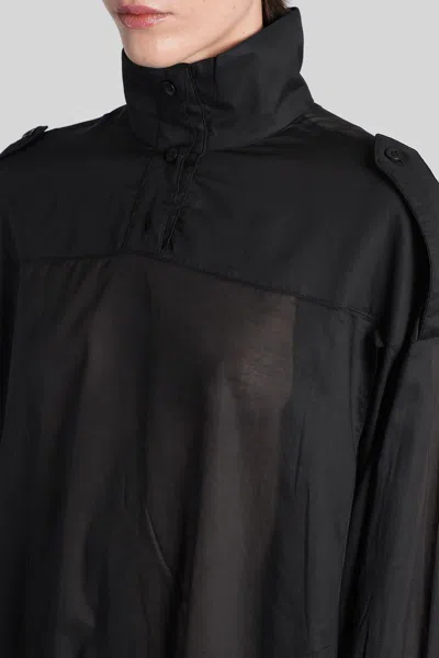 The Latest Ciara Shirt In Black Cotton In Black