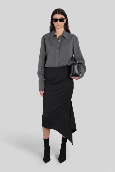 The Latest Codie 4006 Shirt In Grey Wool In Gray