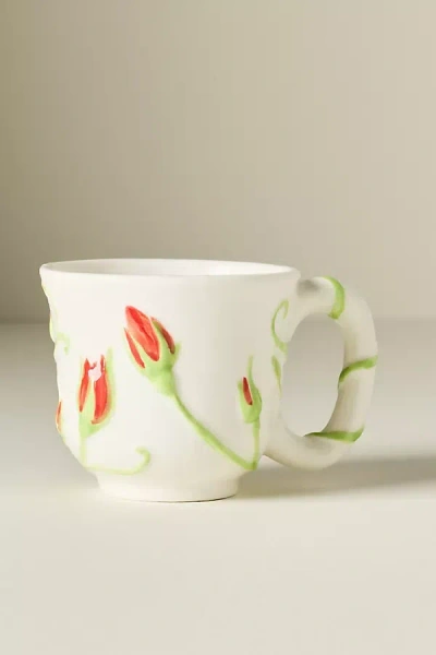Anthropologie Bea Stoneware Espresso Cup In Multi
