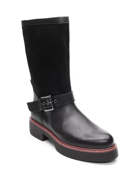 Sanctuary Milena Calf Boots In Black