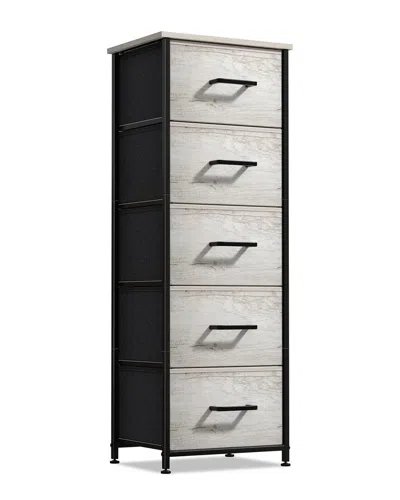 Sorbus 5-drawer Tower Nightstand In Black