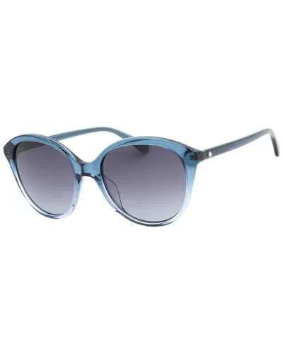 Kate Spade New York Women's Bria 55mm Sunglasses In Blue