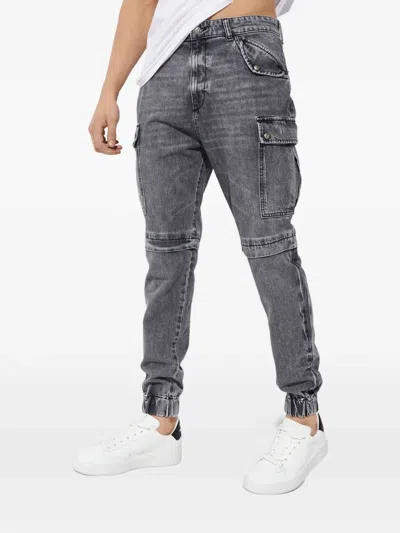 Ser.o.ya John Flap-pocket Jeans In Gray