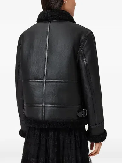 Allsaints Lorel Zip Jacket In Black