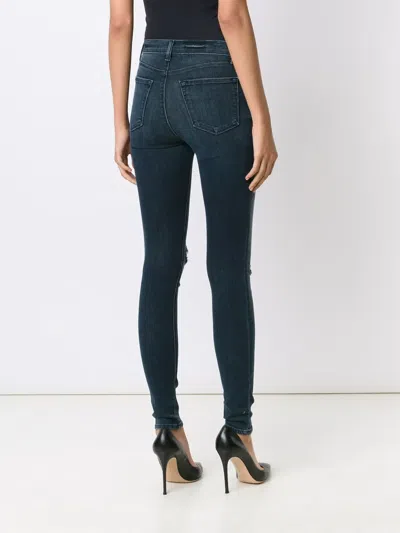 J Brand Distressed Skinny Jeans In Black