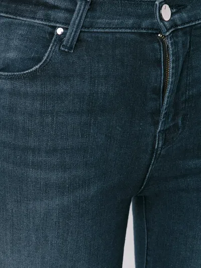 J Brand Distressed Skinny Jeans In Black