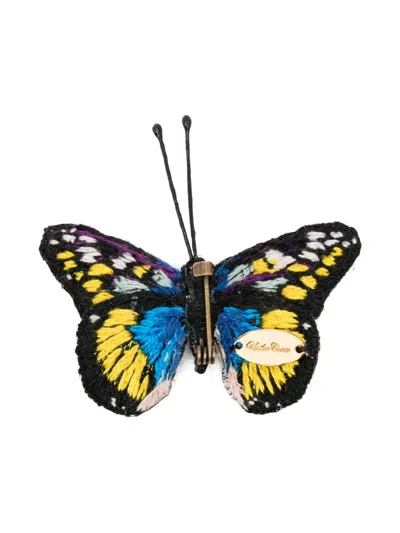 Undercover Butterfly Brooch In Multi