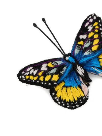 Undercover Butterfly Brooch In Multi