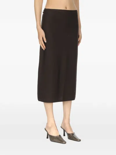 Paloma Wool Button Detail Charco Skirt In Black