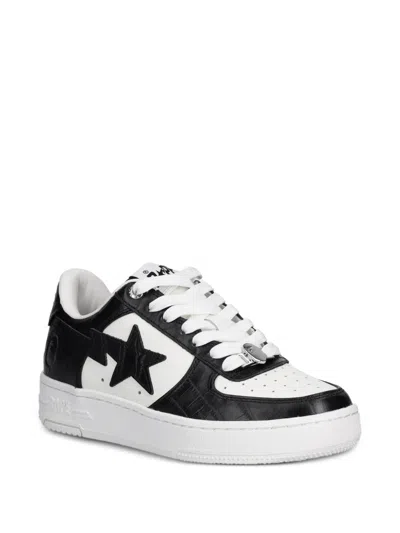 A Bathing Ape Bape Sta #3 L Sneakers In Black