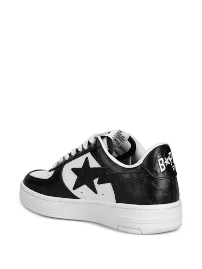 A Bathing Ape Bape Sta #3 L Sneakers In Black