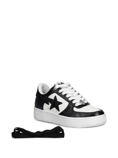 A Bathing Ape Bape Sta #3 L Sneakers In Black