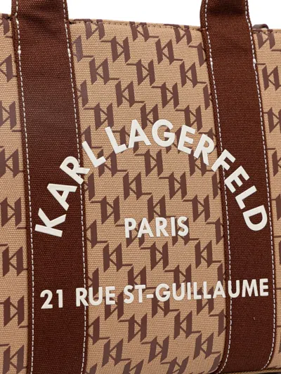 Karl Lagerfeld K/rsg Monogram Tote Bag In Neutral