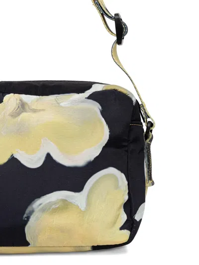 Stine Goya Floral-pattern Crossbody Bag In Black