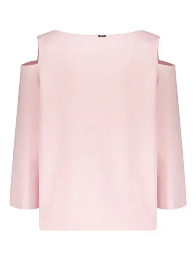 Herno V-neck Top In Pink