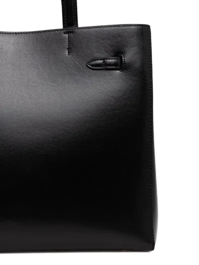 Marc O'polo Debosses-logo Shoulder Bag In Black