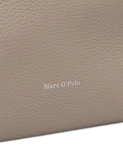 Marc O'polo Medium Grained-leather Tote Bag In Neutral