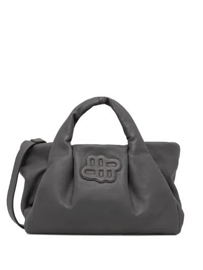 Munthe Small Top-handle Tote Bag In Gray