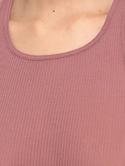 Rick Owens Asymmetric Sleeveless Tank Top In Pink