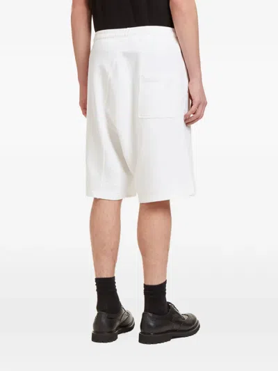 Aiezen Drawstring Drop-crotch Shorts In White
