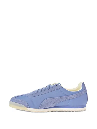 Puma Roma Suede Sneakers In Blue | ModeSens