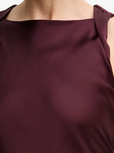 Gestuz Sleeveless Midi Dress In Burgundy