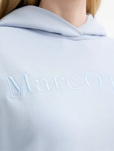 Marc O'polo Logo Hoodie In Blue